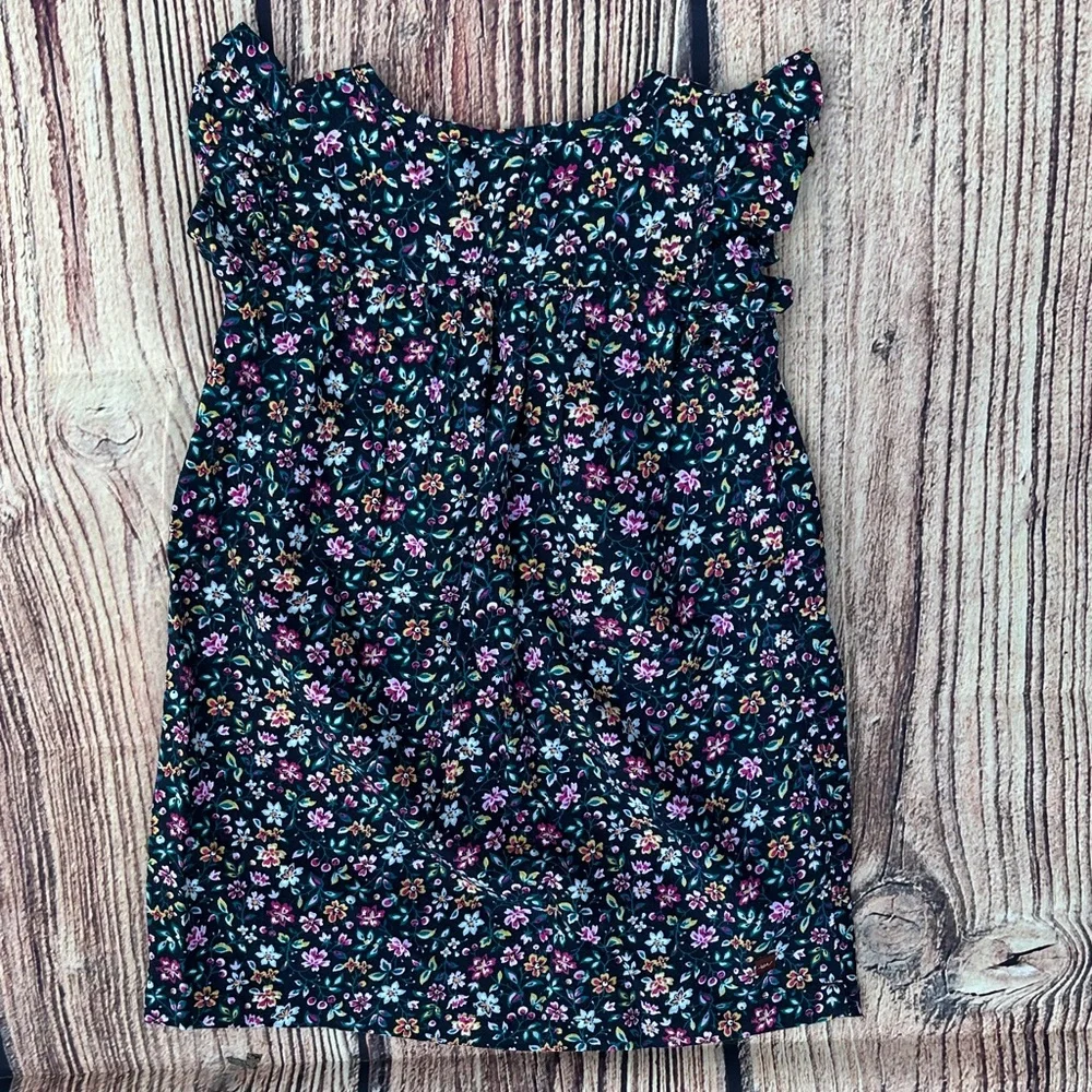 Tea Collection Floral Kids Dress - Multicolor - Picture 6 of 8